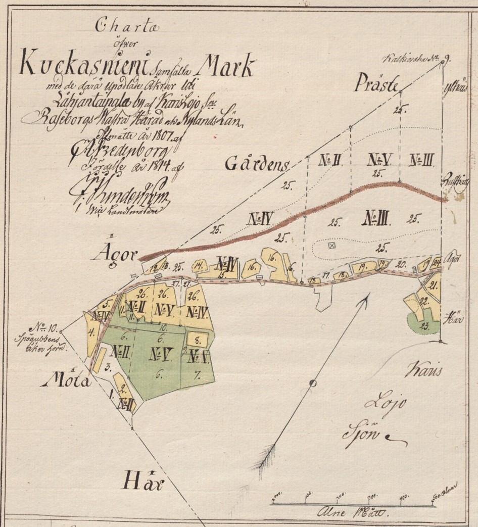 Huvilayhdyskunta Isojakokartassa