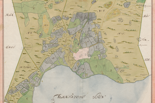 Lohjantaipale Isojakokartassa