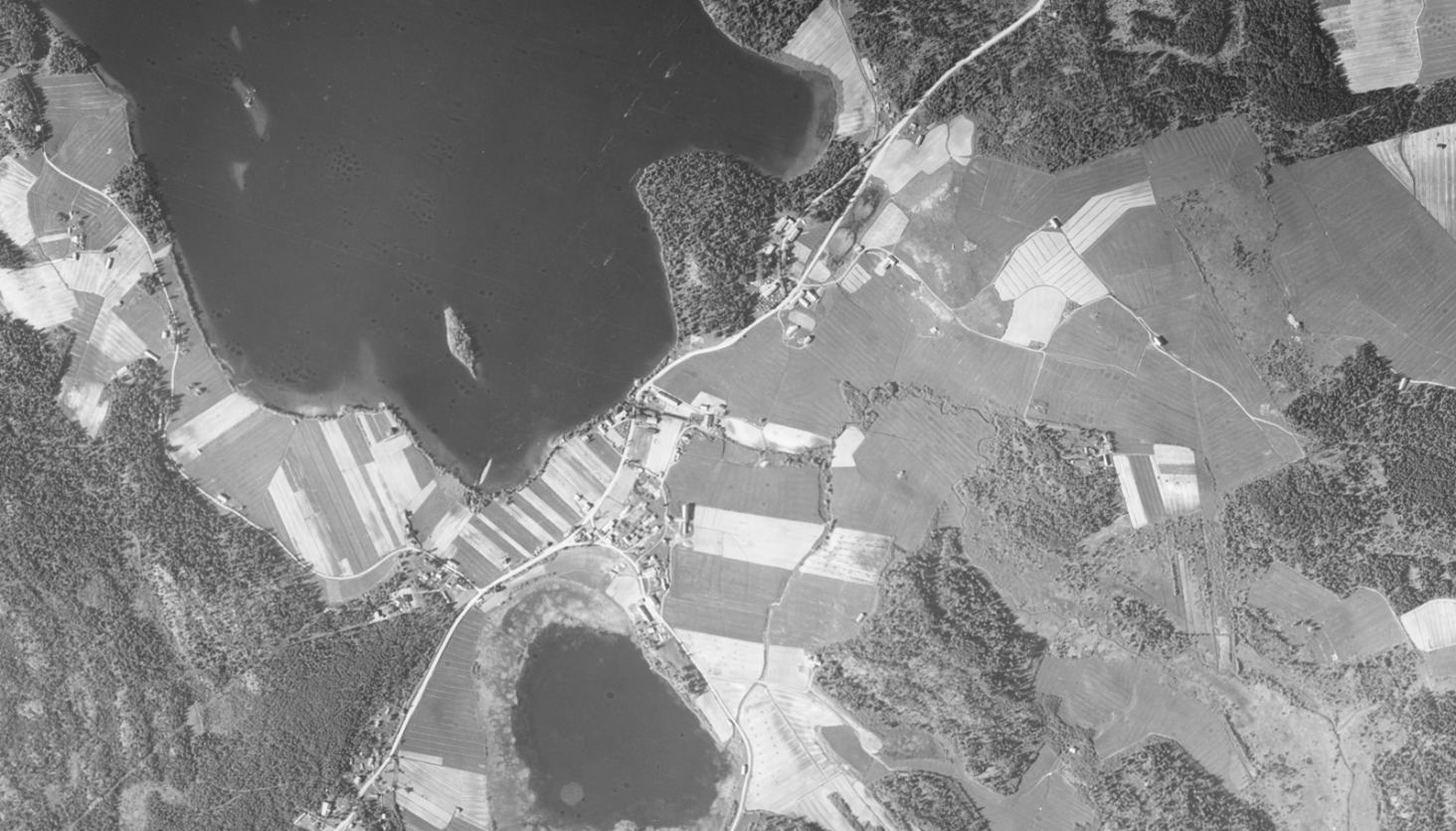 Särkijärven ja Immulan alueet ilmakuvassa