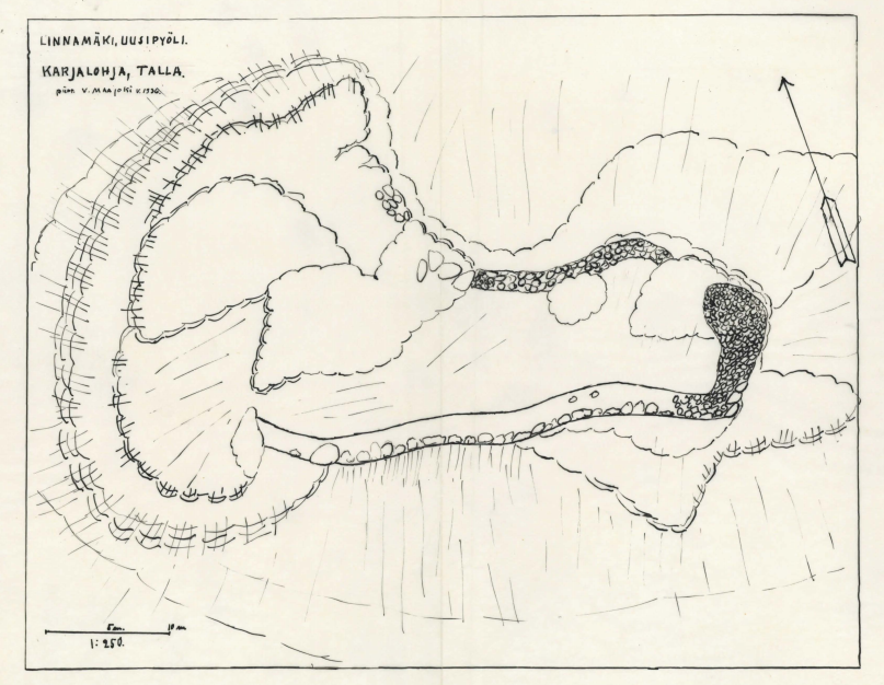 Uuspyölin linnan kartta